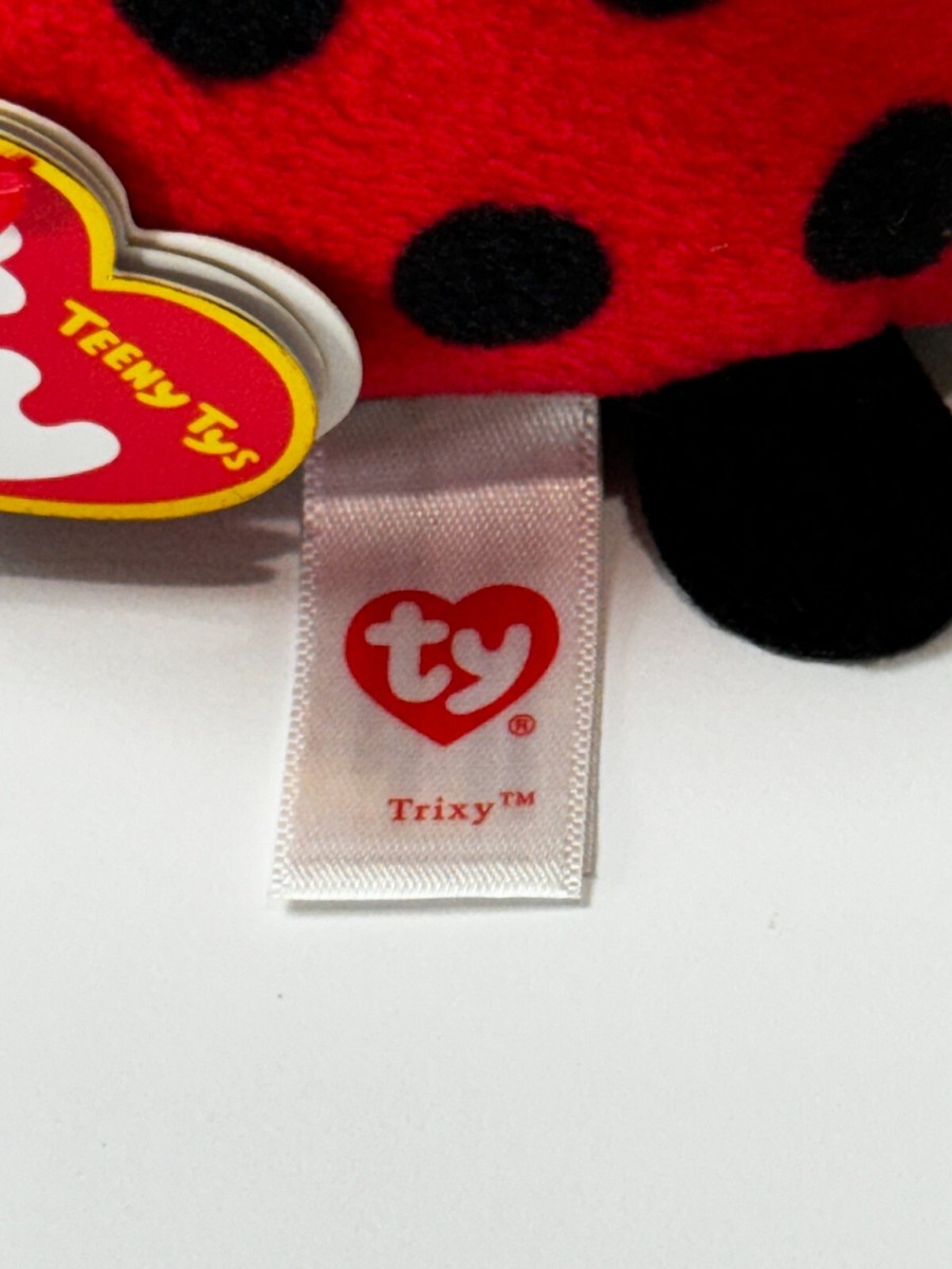 Teeny Tys Ty Trixy Ladybug Stackable Plush 3.5