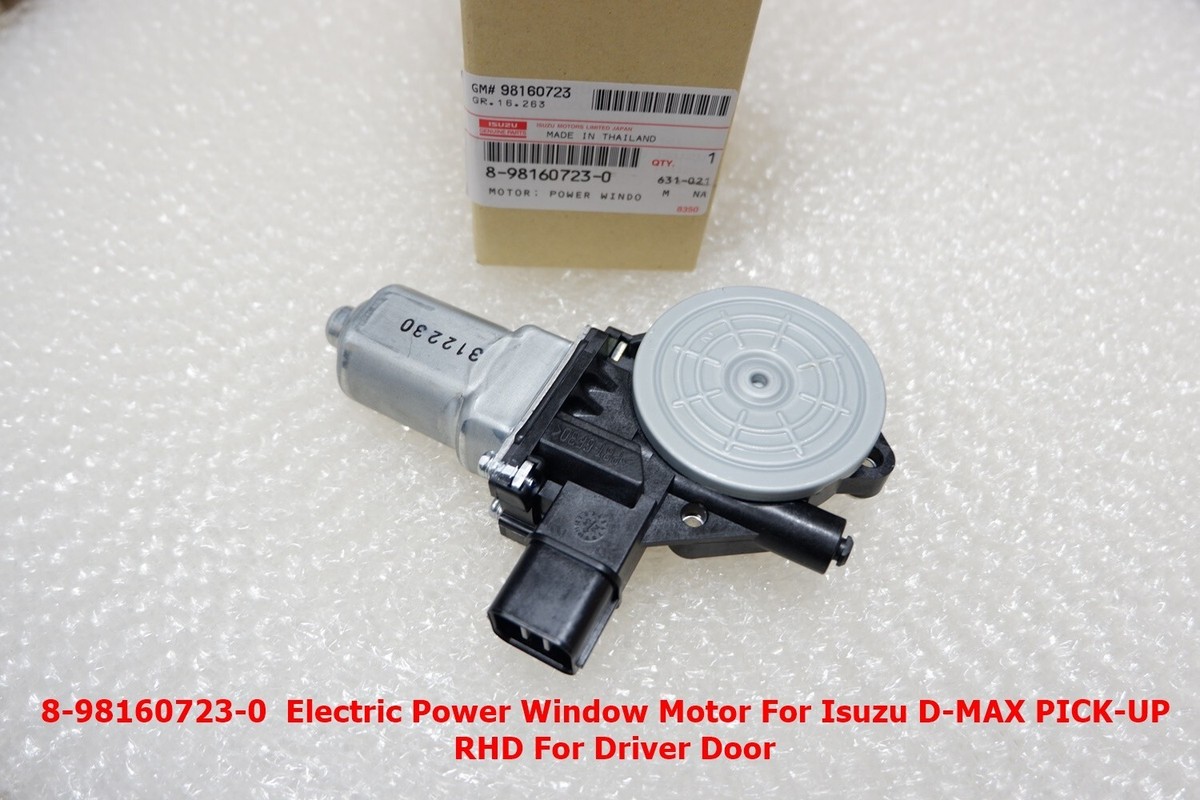 8-98160723-0 Driver Door Electric Window Motor For Isuzu D-MAX