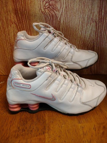2010 Womens Nike Shox NZ SL White/Silver/Pink Running Shoes Size 7 | eBay