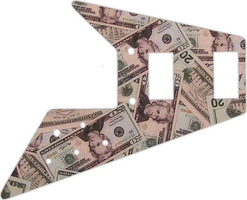 WD Custom Pickguard For Gibson 1966-1970 And 1975-1982 Flying V Mahogany Or 1...
