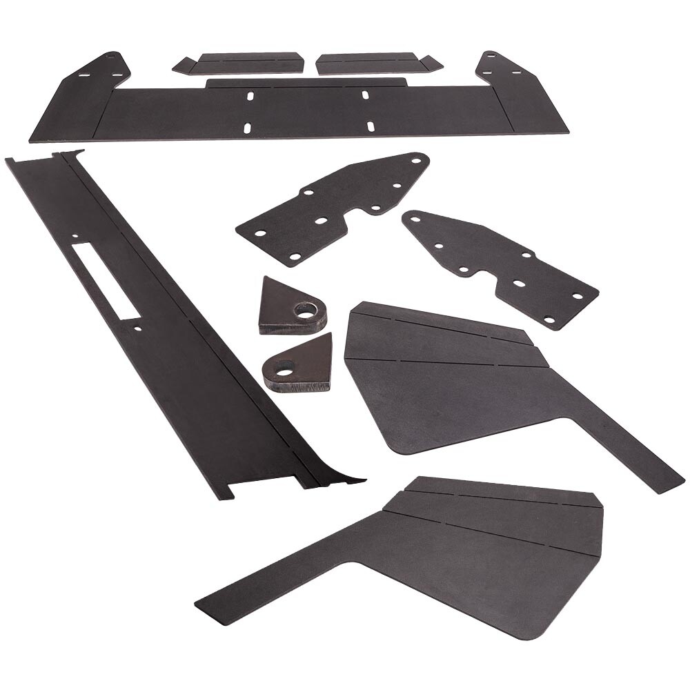 DIY Front Winch Bumper Mount Plate Kit fits for Jeep Cherokee XJ Limited 84-01