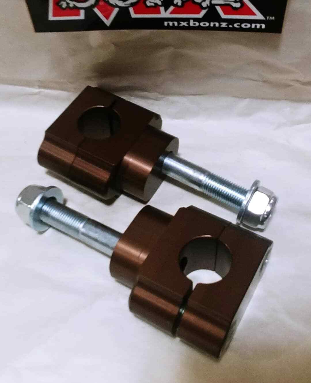 BAR MOUNTS KAWASAKI KX85 KX100 20142020 HANDLEBAR CLAMPS 22mm 7/8