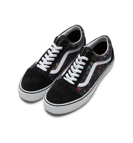 pressed floral old skool shoes