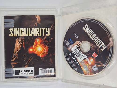 Singularity (PlayStation 3, 2010) PS3 AUS PAL Complete - Picture 3 of 4
