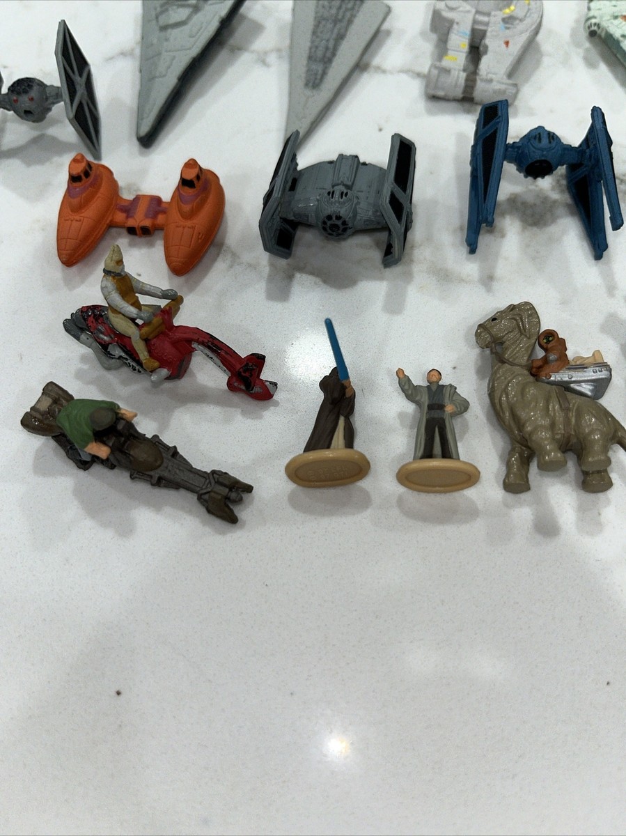 Lot Of 30+ Star Wars Micro Machines Vehicles & Figures