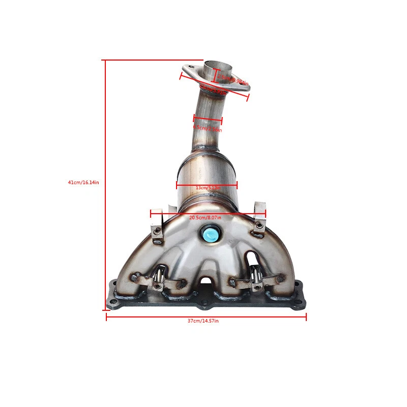 Fits 2007-2017 Jeep Compass Patriot 2.4L Exhaust Manifold Catalytic Converter Foto 2 de 4
