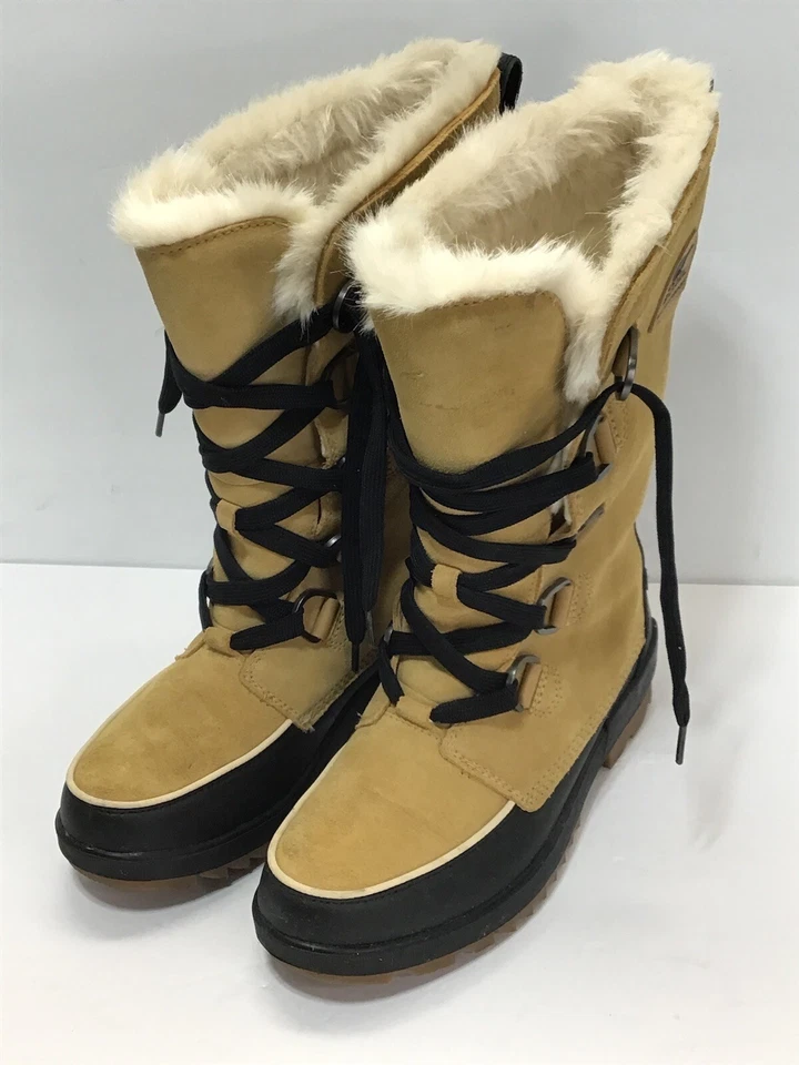 Botas altas Sorel TIVOLI™ IV para mujer talla 9,5 gamuza curry altas con cordones $170 Foto 2 de 4