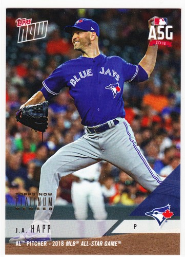 2018 Topps Now AS-57 J.A. Happ