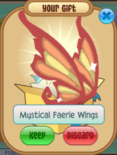 Animal Jam Classic (AJC) | Promo Mystical Faerie Wings (LEER DESCRIPCIÓN)