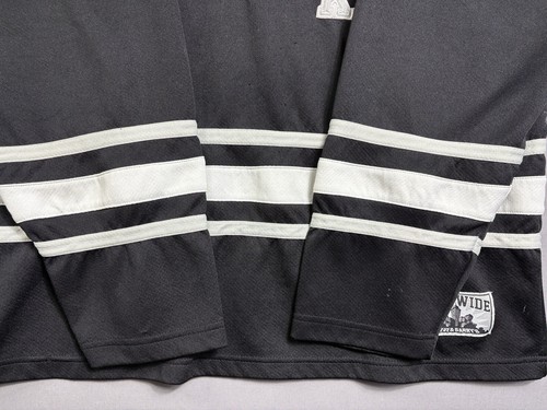 Steve & Barrys Hockey Jersey #11 City Wide Great Lakes Distress Size L Black Y2K - Picture 11 of 24