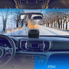DC 12V Portable Electric Car Heating Fan Heater Defogger Defroster Demister Hot