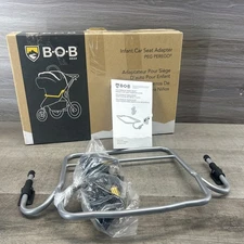 BOB Gear Single Jogging Stroller Adapter for Peg Perego Infant Car Seat Gray