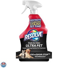 Ultra Pet Carpet Cleaner Spray for Removal of Pet Stains Odors, 32oz