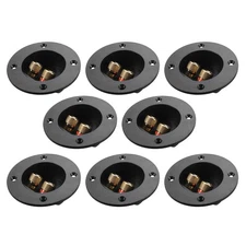  8 PCS Speaker Cable Terminal Binding Post Cup Connector Wire Terminals