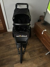 Out N About Nipper Sport V4 Running Buggy/ Pushchair Raven Black 