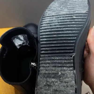 Rick Owens Hollywood Leather Lamons All Black 41 Sneakers Official