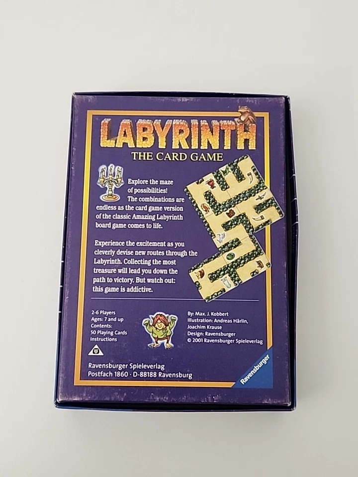 Vintage Ravensburger Labyrinth The Card Game 2001 COMPLETE - Image 2 of 4