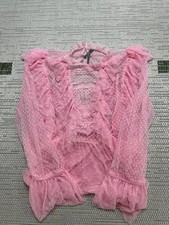Anthropologie Shirt Womens Large Pink Blouse