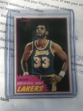 1981-82 Topps #20 Kareem Abdul-Jabbar Los Angeles Lakers Well Centered HOF