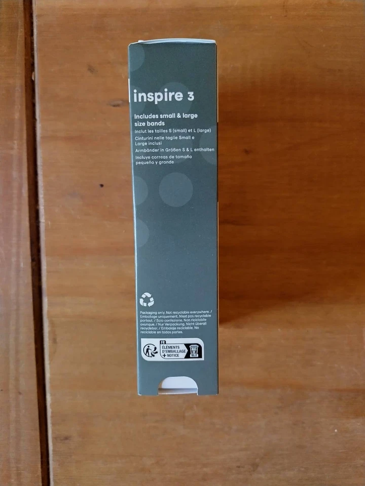 Google Fitbit Inspire 3 Activity Tracker NEW (Midnight Zen / Black) - Image 4 of 4