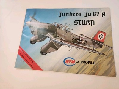 MPM Profile Junkers Ju 87 A Stuka Book For MPM Model Softcover 