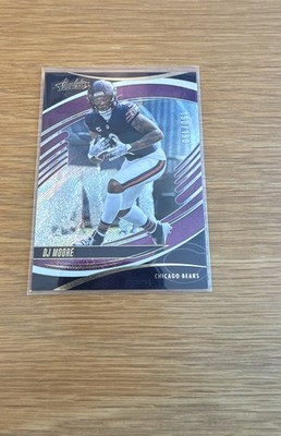 2025 Panini Absolute - D.J. Moore #30 Purple Rain /190
