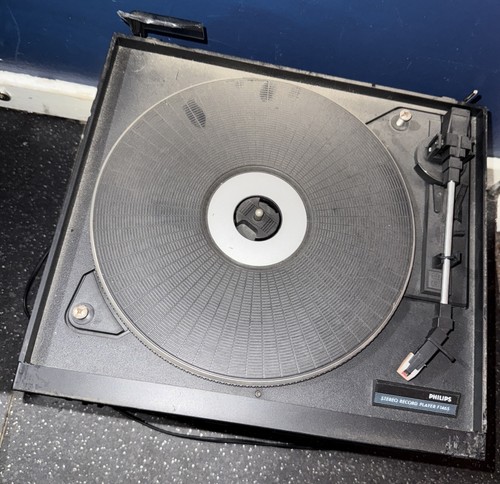 Vintage Philips HI-FI Stereo Record Player Double Cassette Deck F1465 Amplifier - Picture 11 of 13
