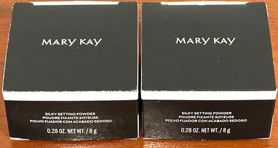 2x Mary Kay Silky Setting Powder 0.28oz Deep Bronze 175902