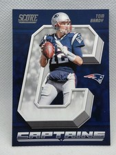 2018 Tom Brady Score Captains NFL Insert # 18 New England Patriots 
