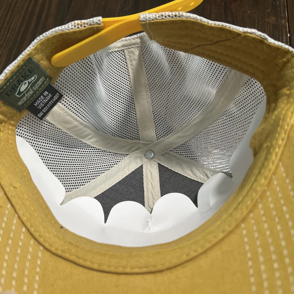 Drake Waterfowl Old School Camo Patch 2.0 Mesh Back Cap Bronze Color New/W TAGS - Image 3 of 4