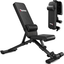 Verstellbare Hantelbank Multifunktions Training 400KG Tragkraft Klappbar