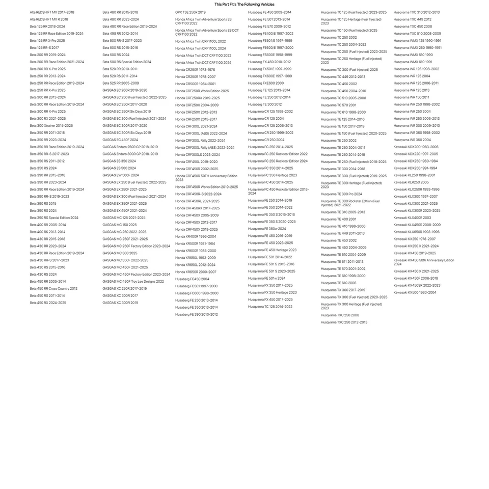 Tusk Billet Aluminum Rim Lock 2.15" For HUSQVARNA TXC 510 2008-2009 Foto 2 de 4