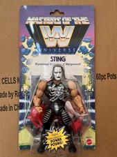 WWE Masters Of Universe STING Wrestling figure Mattel Toy MOTU Wave 1 AEW NWO