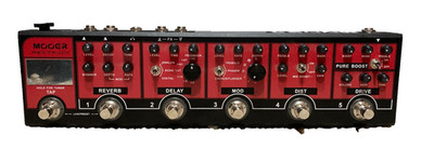 Guitar pedal, Mooer Red Truck. Distortion,Overdrive,Reverb,Delay, Effects pedal.