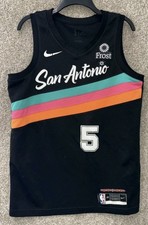 Nike NBA Swingman Mens Size 48 Large San Antonio Spurs Dejounte Murray Jersey