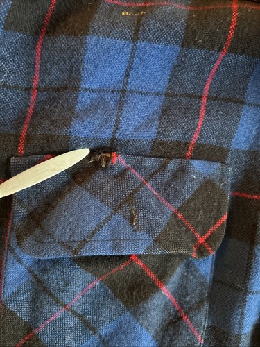 Vtg 88’ Farmer Grunge Northwest Territory Flannel Shirt Plaid Men Sz XL 90'S - Picture 4 of 11