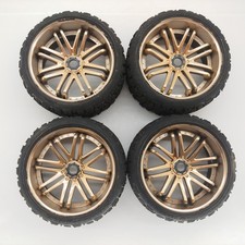 4x Src Terrain Crusher X Belted 18 Off-road Tires On 17mm Hex Wheels Kraton Sle