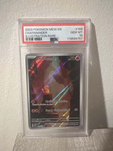 Charmander 168/165 SV Scarlet & Violet 151 Illustration Rare PSA 10