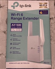 TP-Link RE515X AX1500 Wi-Fi 6 Dual Band Range Extender
