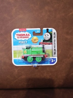 Thomas and Friends 80th Anniversary Metal Collection Push Along Percy NEW Train