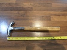 Vintage BRADES 1738 Strapped Claw hammer 14oz