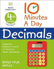 10 Minutes a Day Decimals 4th Grade by McArdle, Sean Paperback / softback Book