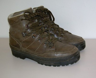 LOWA  Wanderschuhe Leder Gr. 6,5 (40)  graugrün  VIBRAM Laufsohle