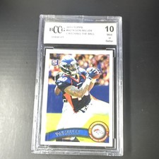 Topps 2011 Topps Von Miller Broncos Rookie #427A BCCG 10 Football Card. rookie card picture