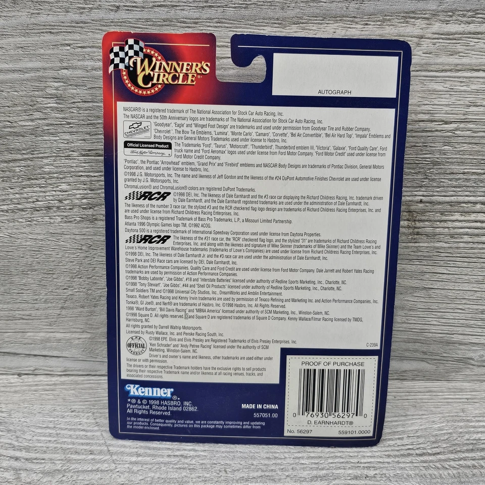 Dale Earnhardt AC Delco 1998 Coca-Cola Winners Circle Kenner lote diecast 1/64 Foto 4 de 4