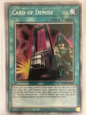 Card of Demise Platinum Secret Rare RA03-EN265 1st Edition NM