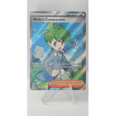 Pokémon TCG Wally's Compassion 176/132 Me01: Mega Evolution Full Art Holo