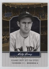 2008 Upper Deck Yankee Stadium Legacy Lefty Gomez #YSL819 HOF 12i0