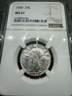 1930 Standing Liberty Quarter, NGC MS-61 Beautiful Uncirculated SLQ