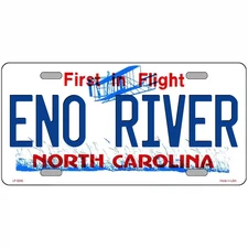 Eno River North Carolina Metal Sign